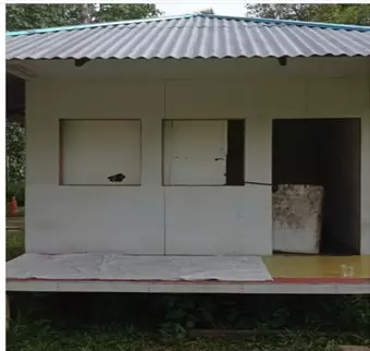 Foto program Dana Bangun Kuti Arama Kebun Kesadaran di Minahasa