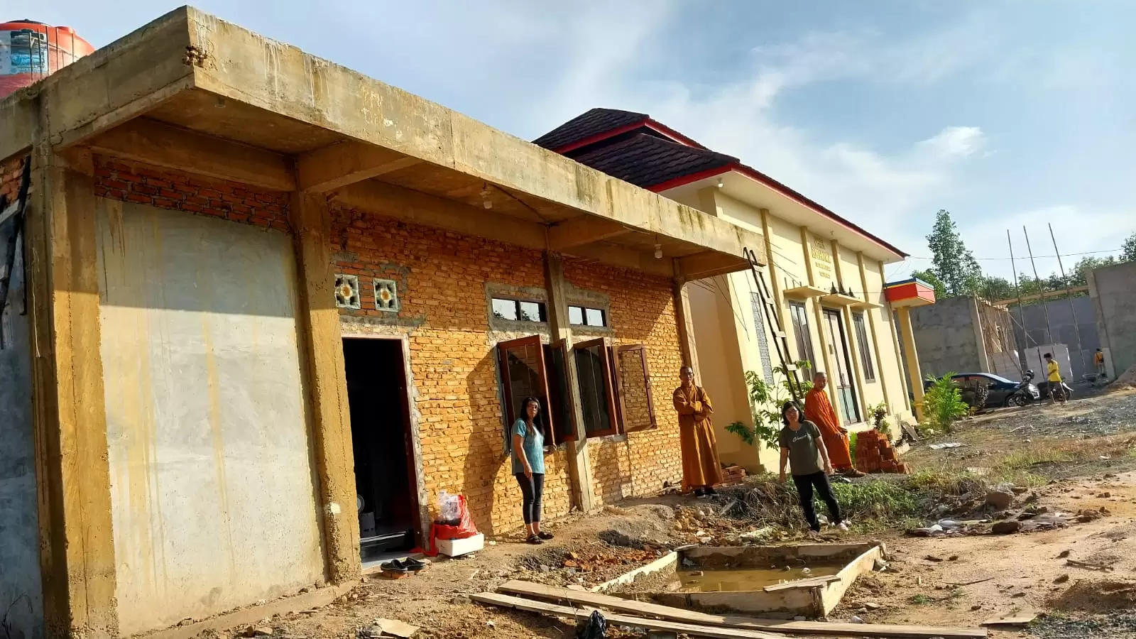 Foto program Dana Pembangunan Kuti Vihara Buddhayana Kota Baru