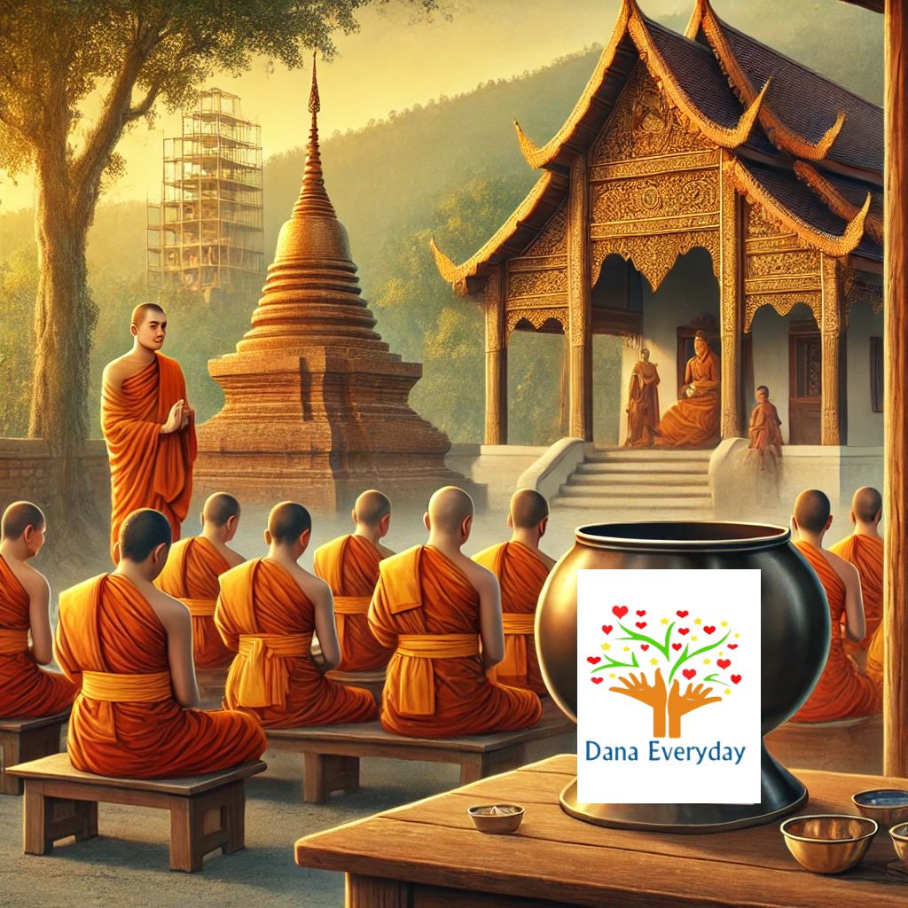 Foto program Dana Sangha (Sangha Support Fund)