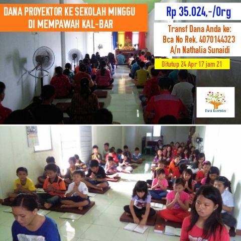 Foto program Dana Proyektor & Layar untuk SMB Mempawah