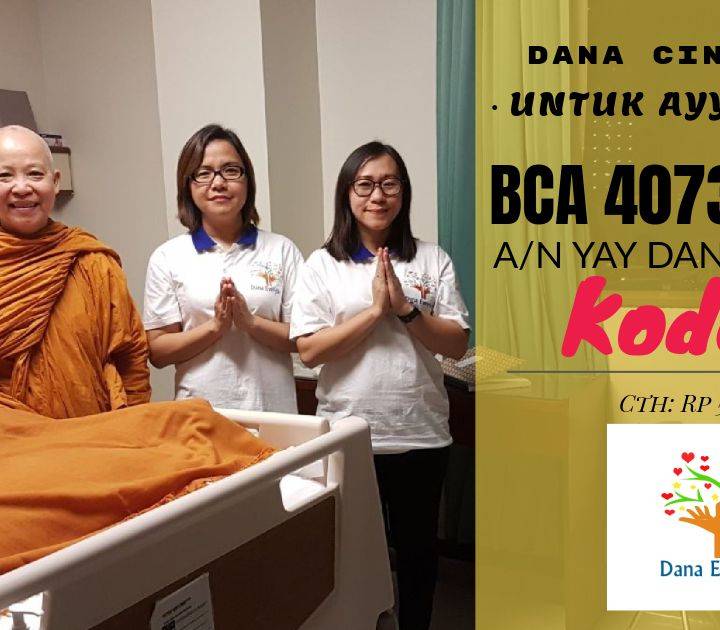 Foto program Dana Cinta Kasih untuk Pengobatan Ayya Silavati