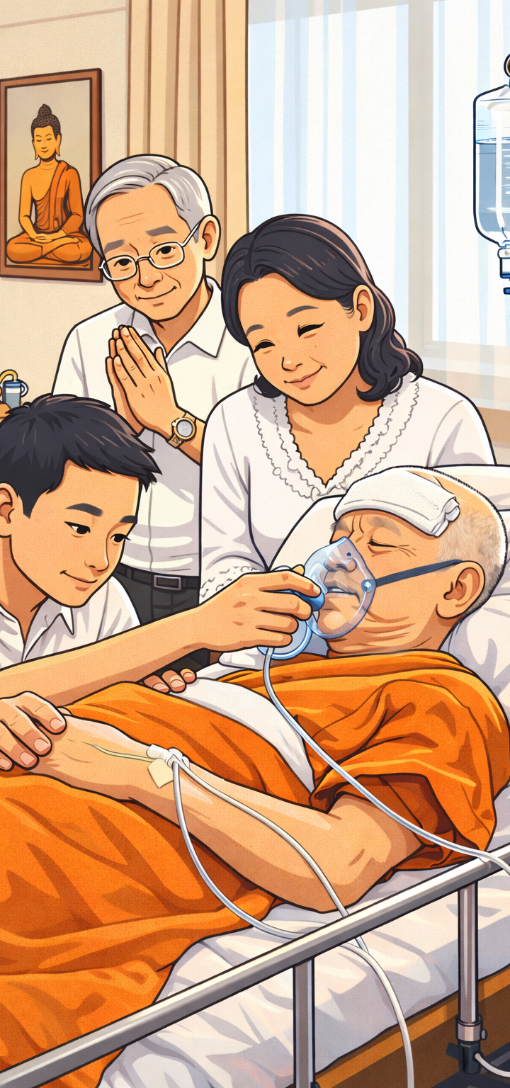 Foto program URGENT! Dana Asuransi 5 Anggota Sangha Januari & Februari