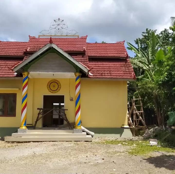 Foto program Dana Pembangunan Pagar Vihara Brahma Metta