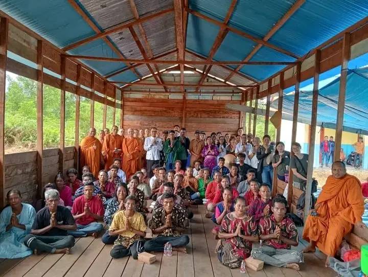 Foto program Dana Visudhi Tisarana 500 Umat & Pembinaan Umat Meranti