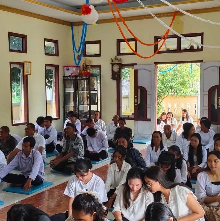 Foto program Dana Baksos ke Ratusan Umat Buddha dan SMB 4 Vihara Lampung