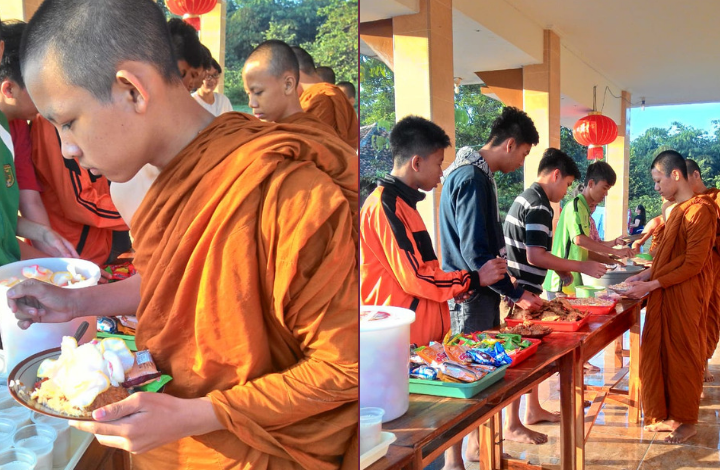 Foto program Dana Sponsor Makan Pabbajja Vihara Sodong