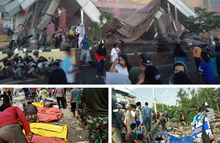 Foto program Dana Bersatu Membantu Korban Gempa Palu