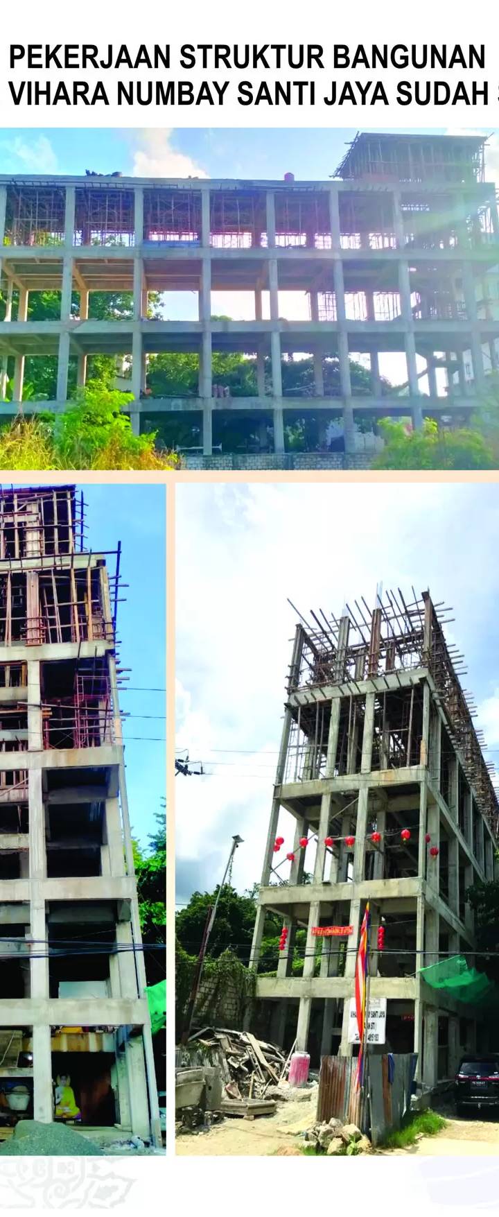 Foto program Mari Bantu Pembangunan Vihara Numbay Santi Jaya